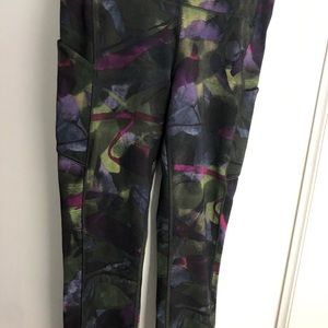 Lululemon Speed Up Tight- multicolor leggings